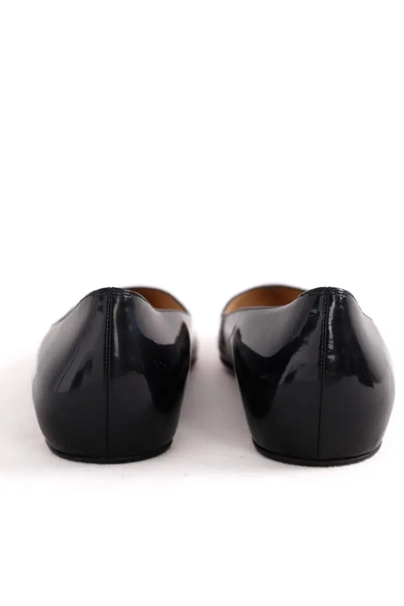 Ballerines Christian Louboutin Noir en Cuir verni