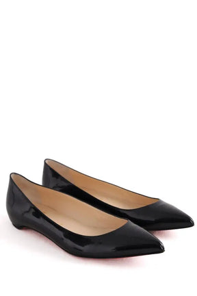 Ballerines Christian Louboutin Noir en Cuir verni