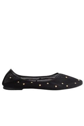 Ballerines Dear Frances Noir en Tissu, taille 41 - Seconde Main