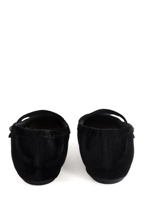 Ballerines Dior Noir en Velours