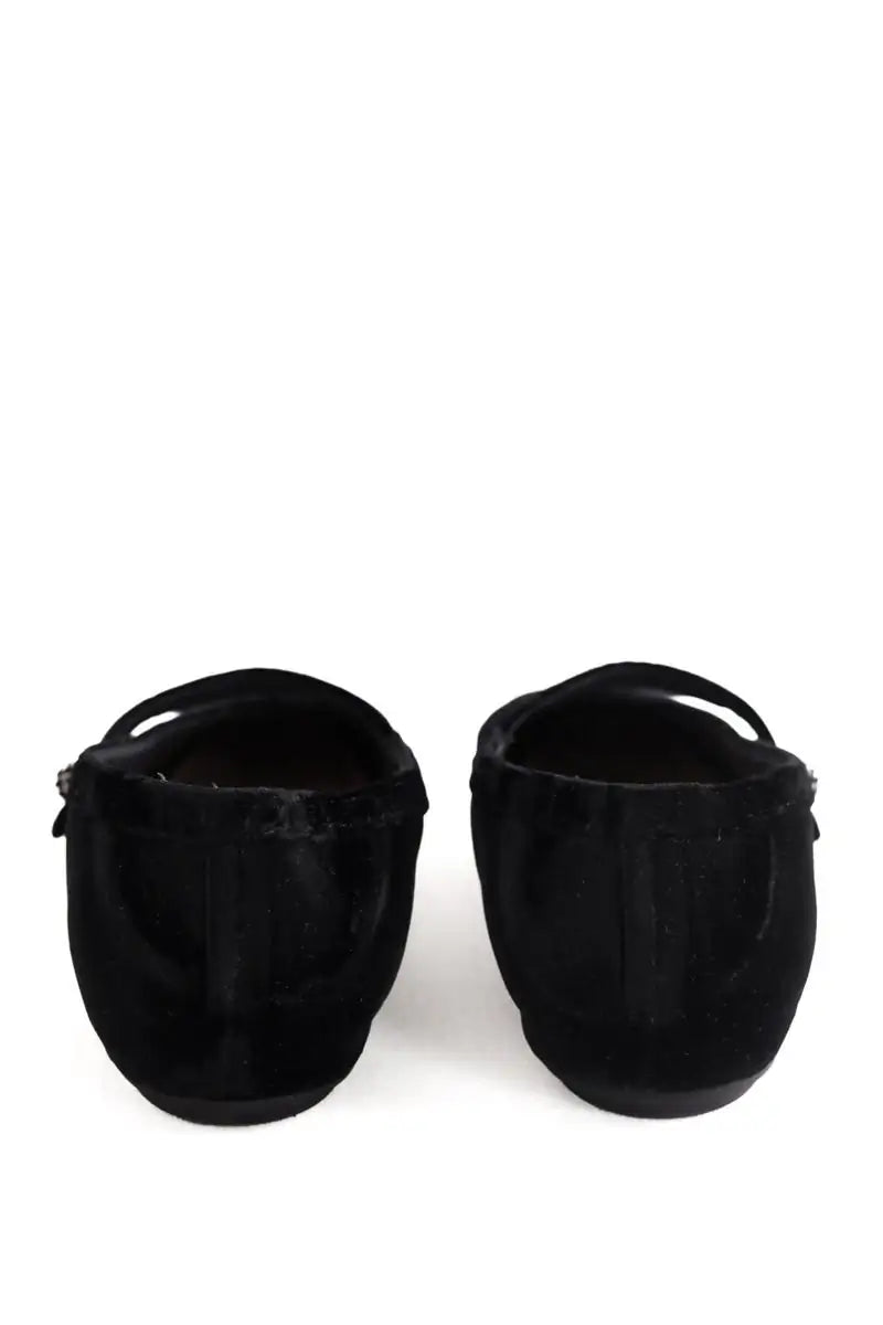 Ballerines Dior Noir en Velours