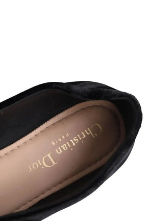 Ballerines Dior Noir en Velours