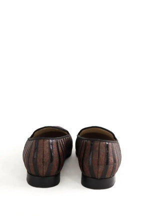 Ballerines Etro Marron en Cuir