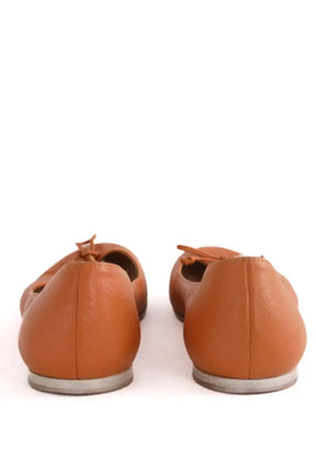 Ballerines Fendi Camel en Cuir