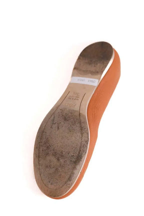 Ballerines Fendi Camel en Cuir