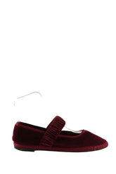 Ballerines Flabelus Bordeaux en Velours, taille 42 - Seconde Main