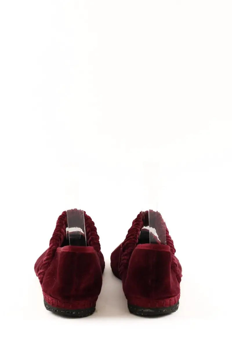 Ballerines Flabelus Bordeaux en Velours