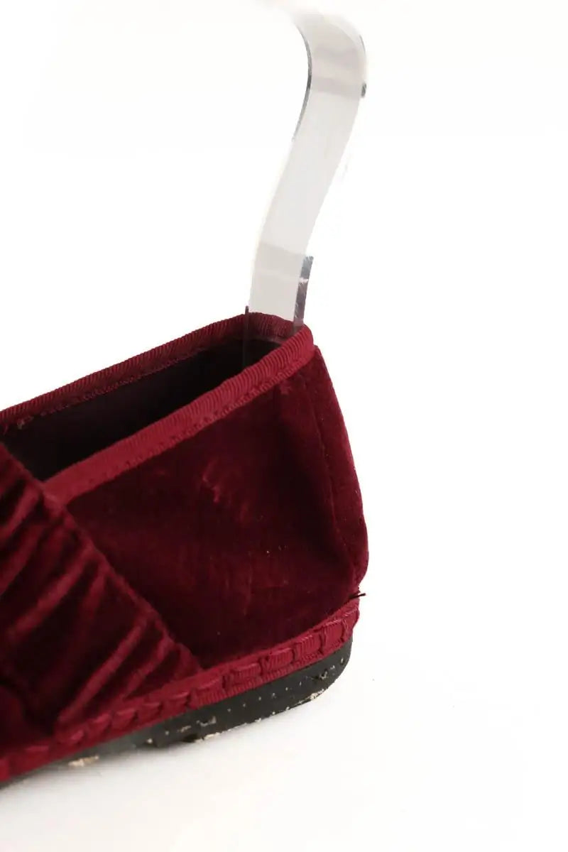 Ballerines Flabelus Bordeaux en Velours