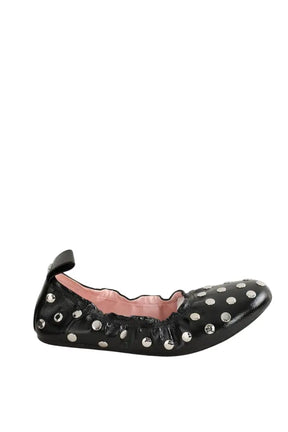 Ballerines GCDS Geecy studs Noir en Cuir verni, taille 39 - Seconde Main