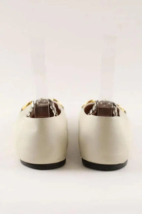 Ballerines Gucci Horsebit Ecru en Cuir