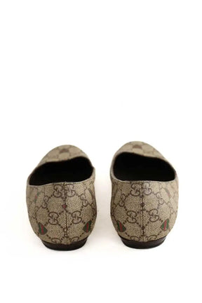 Ballerines Gucci Marron en Cuir
