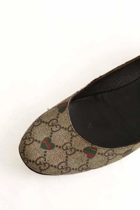 Ballerines Gucci Marron en Cuir