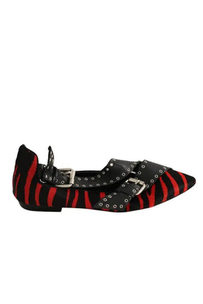 Ballerines Isabel Marant Rouge en Cuir, taille 41 - Seconde Main