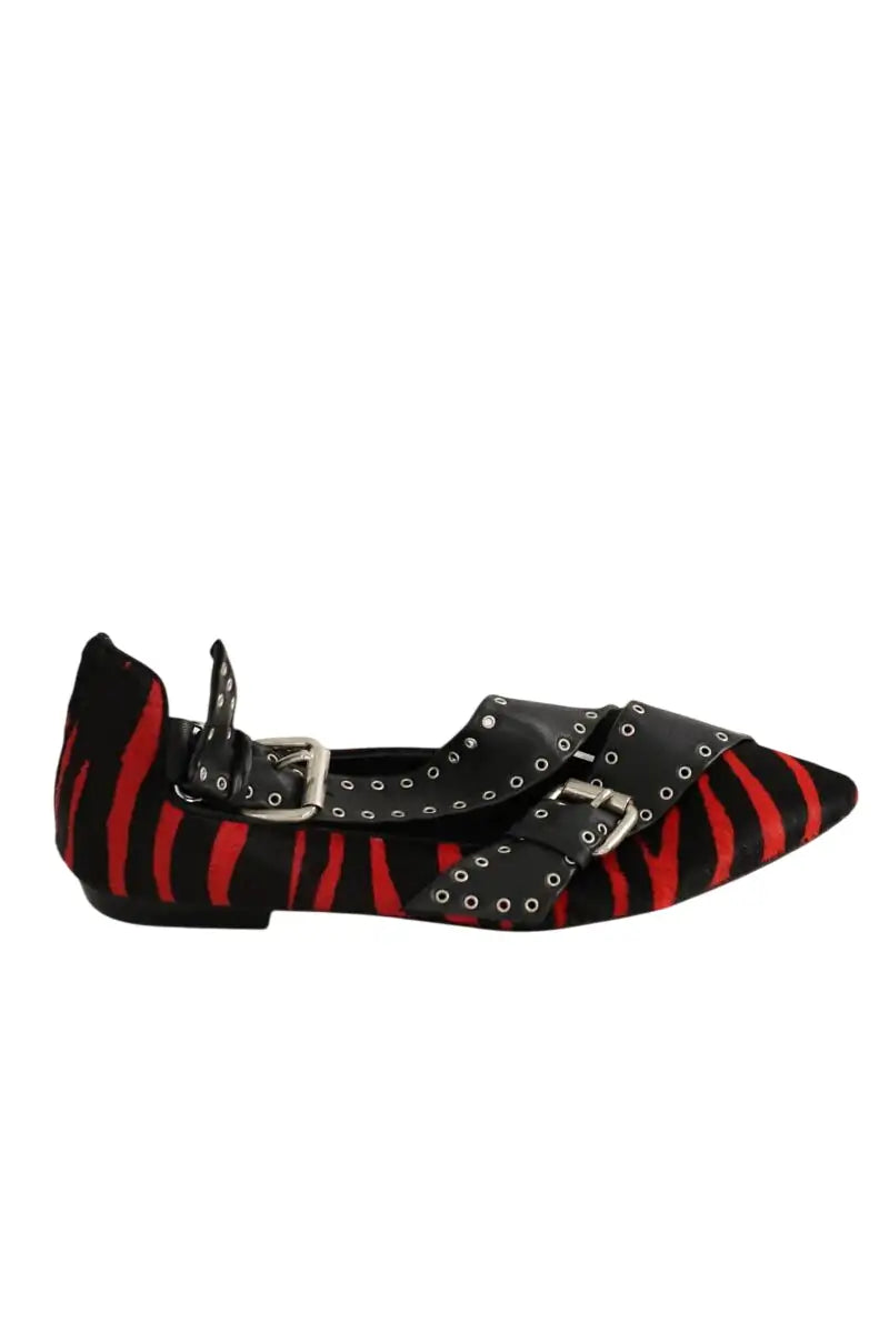 Ballerines Isabel Marant Rouge en Cuir, taille 41 - Seconde Main