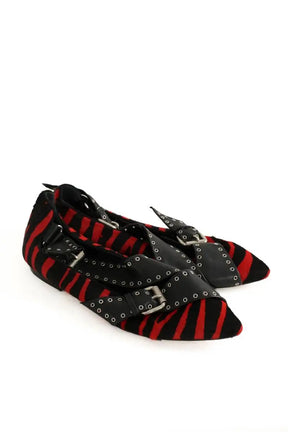 Ballerines Isabel Marant Rouge en Cuir