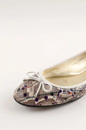 Ballerines Jimmy Choo Gris en Cuirs exotiques