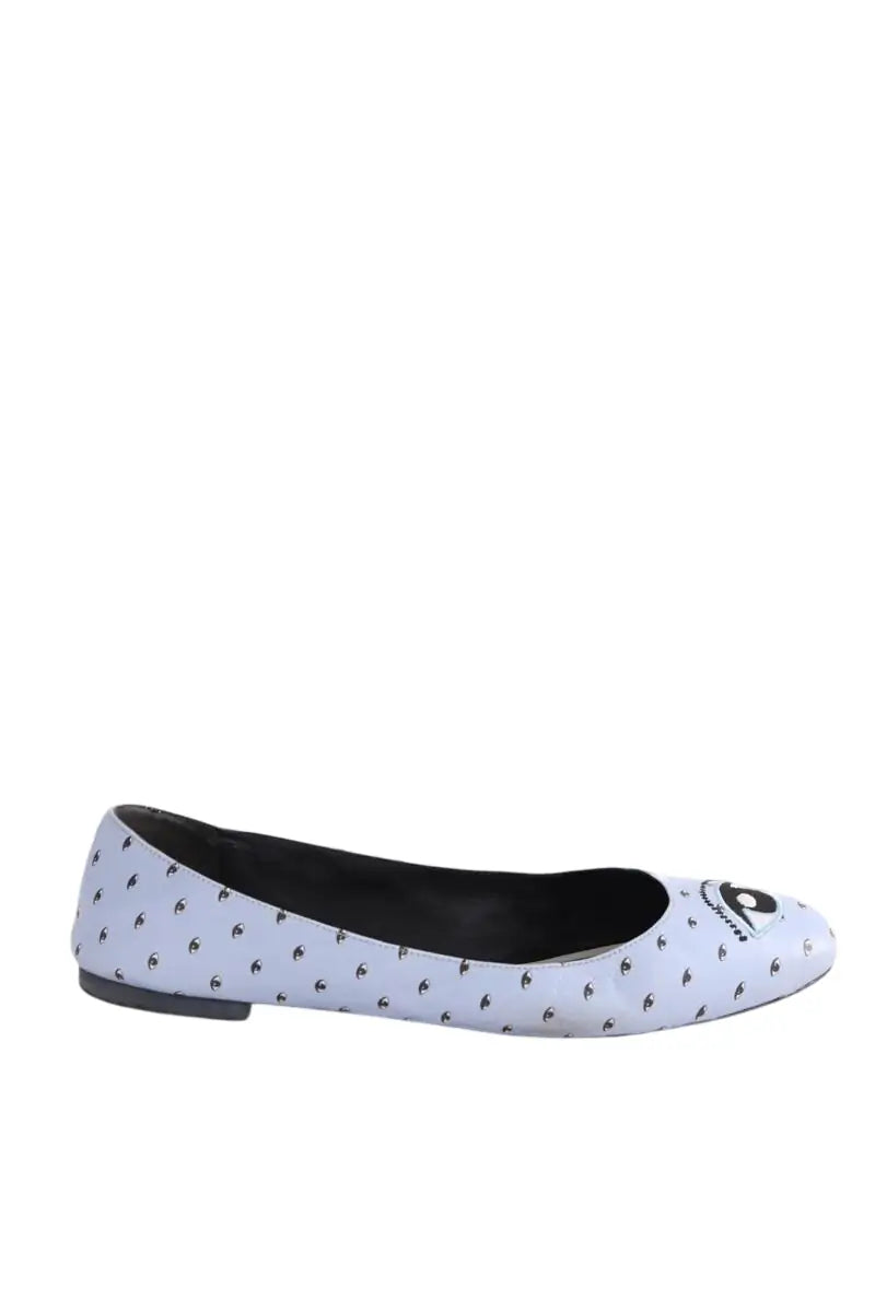 Ballerines Kenzo Bleu en Cuir, taille 39 - Seconde Main