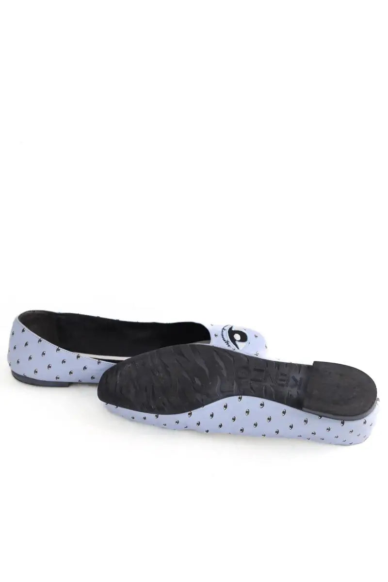 Ballerines Kenzo Bleu en Cuir