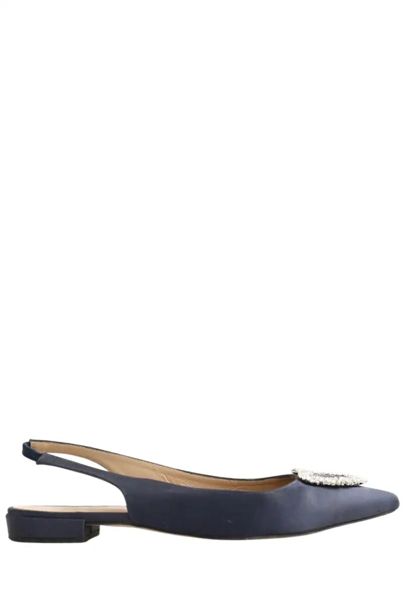 Ballerines LK Bennett Bleu en Tissu, taille 39 - Seconde Main