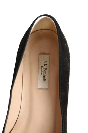 Ballerines LK Bennett Noir en Daim