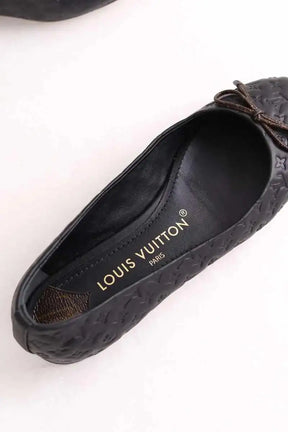 Ballerines Louis Vuitton Noir en Cuir