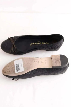 Ballerines Louis Vuitton Noir en Cuir