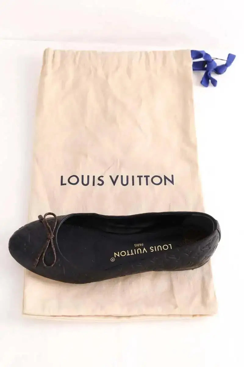 Ballerines Louis Vuitton Noir en Cuir
