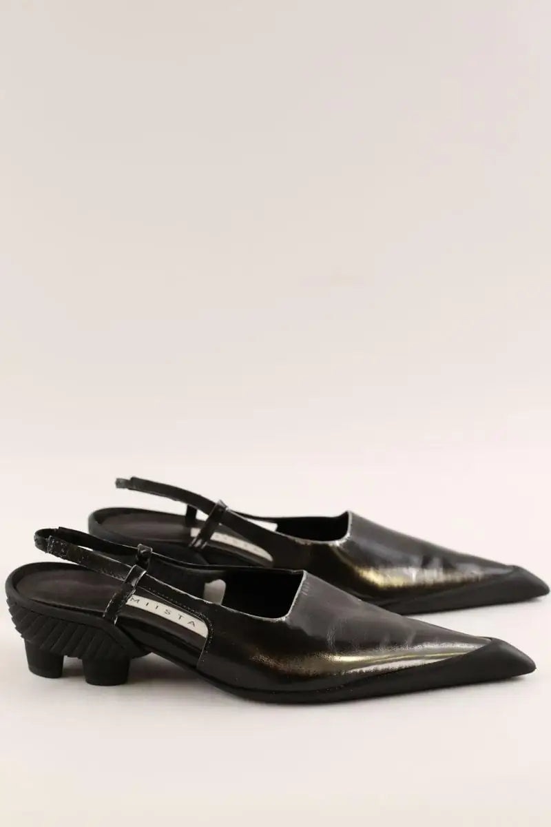 Ballerines Miista Noir en Cuir