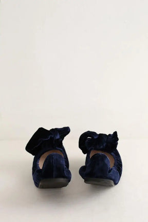 Ballerines Miu Miu Bleu en Velours