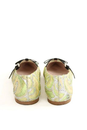 Ballerines Miu Miu Vert en Tissu