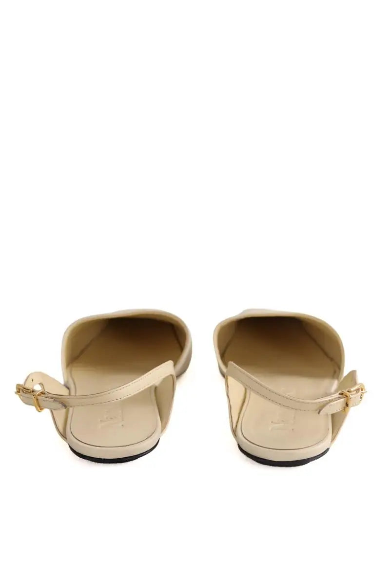 Ballerines Nanushka Beige en Cuir