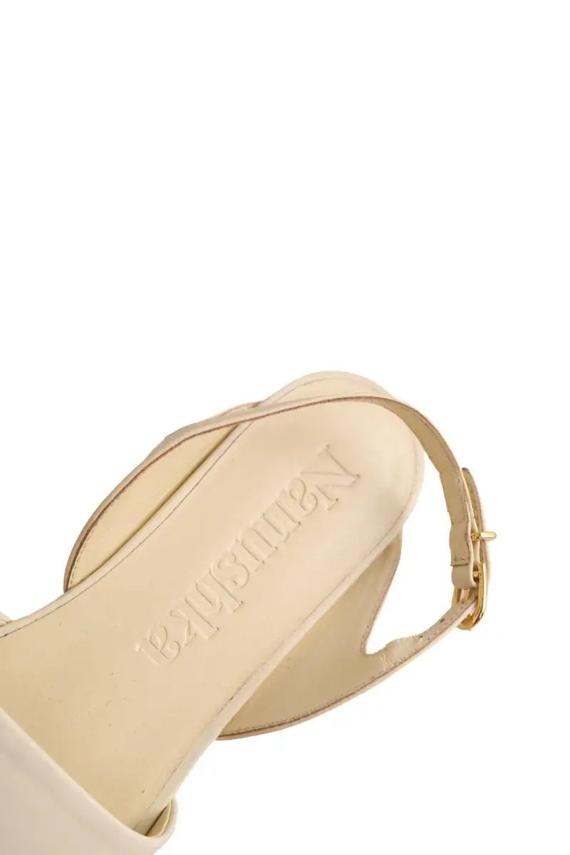 Ballerines Nanushka Beige en Cuir