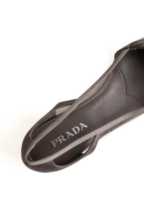 Ballerines Prada Gris en Tissu