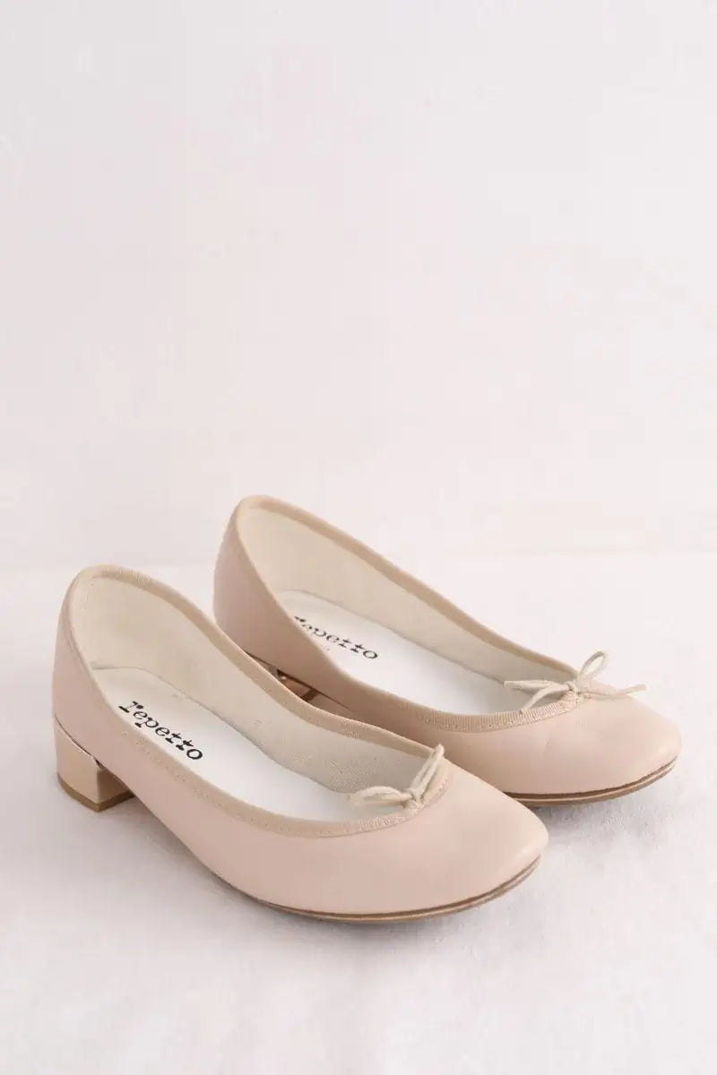 Ballerines Repetto Beige en Cuir