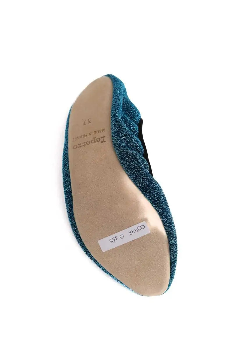 Ballerines Repetto Grace Oriental Bleu en Tissu