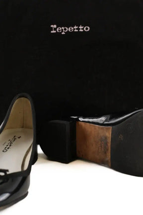 Ballerines Repetto Noir en Cuir verni