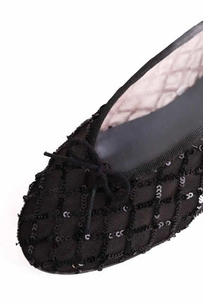 Ballerines Repetto Noir en Paillettes