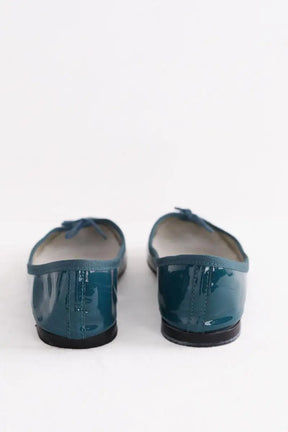 Ballerines Repetto Vert en Cuir verni