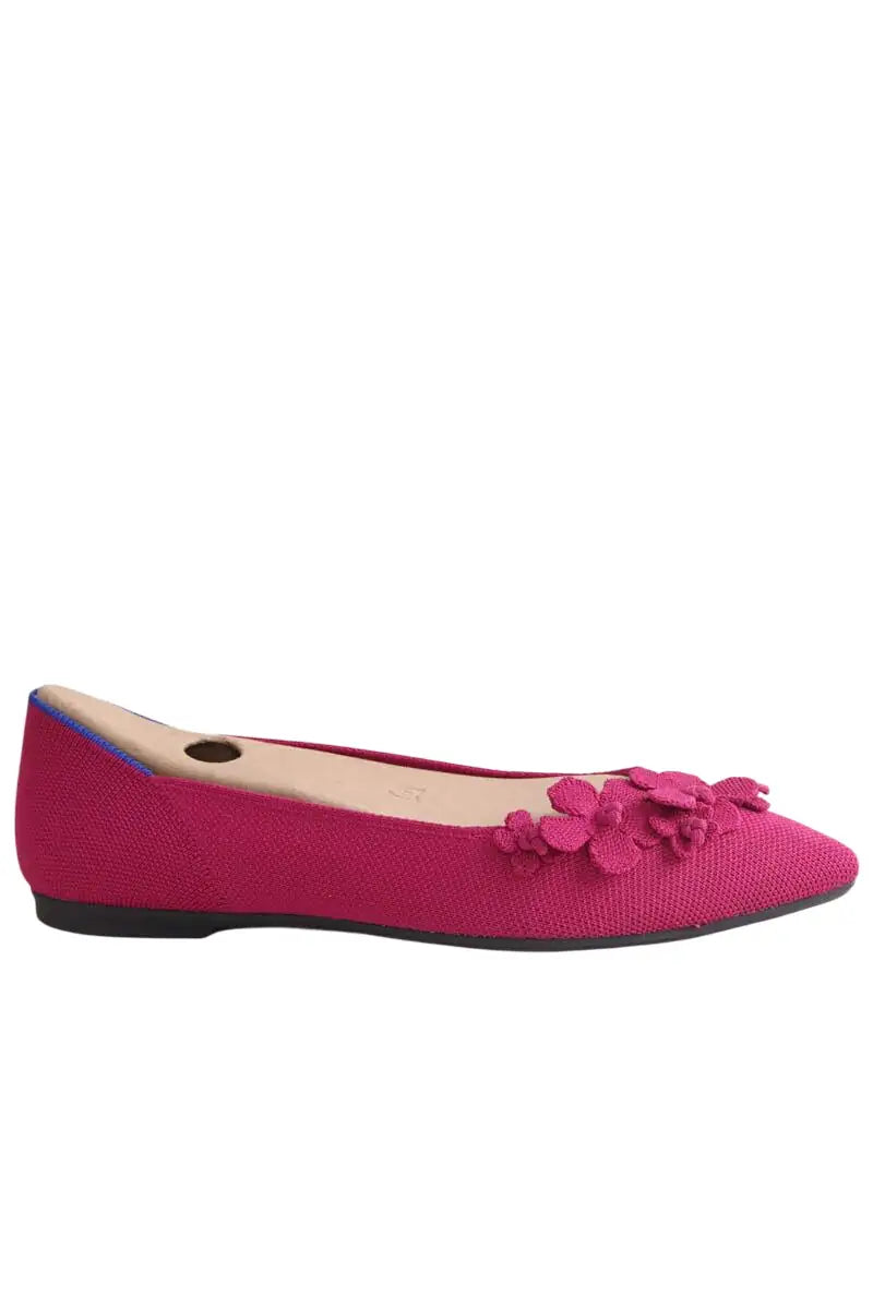 Ballerines Rothy's Rose en Tissu, taille 38 - Seconde Main