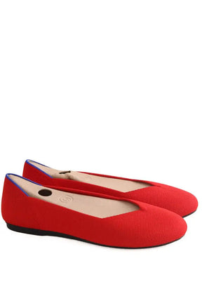 Ballerines Rothy's Rouge en Tissu