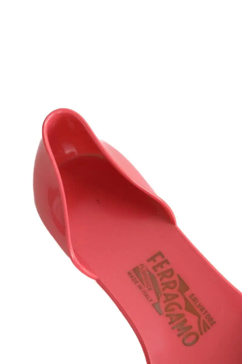 Ballerines Salvatore Ferragamo Rose en Plastique