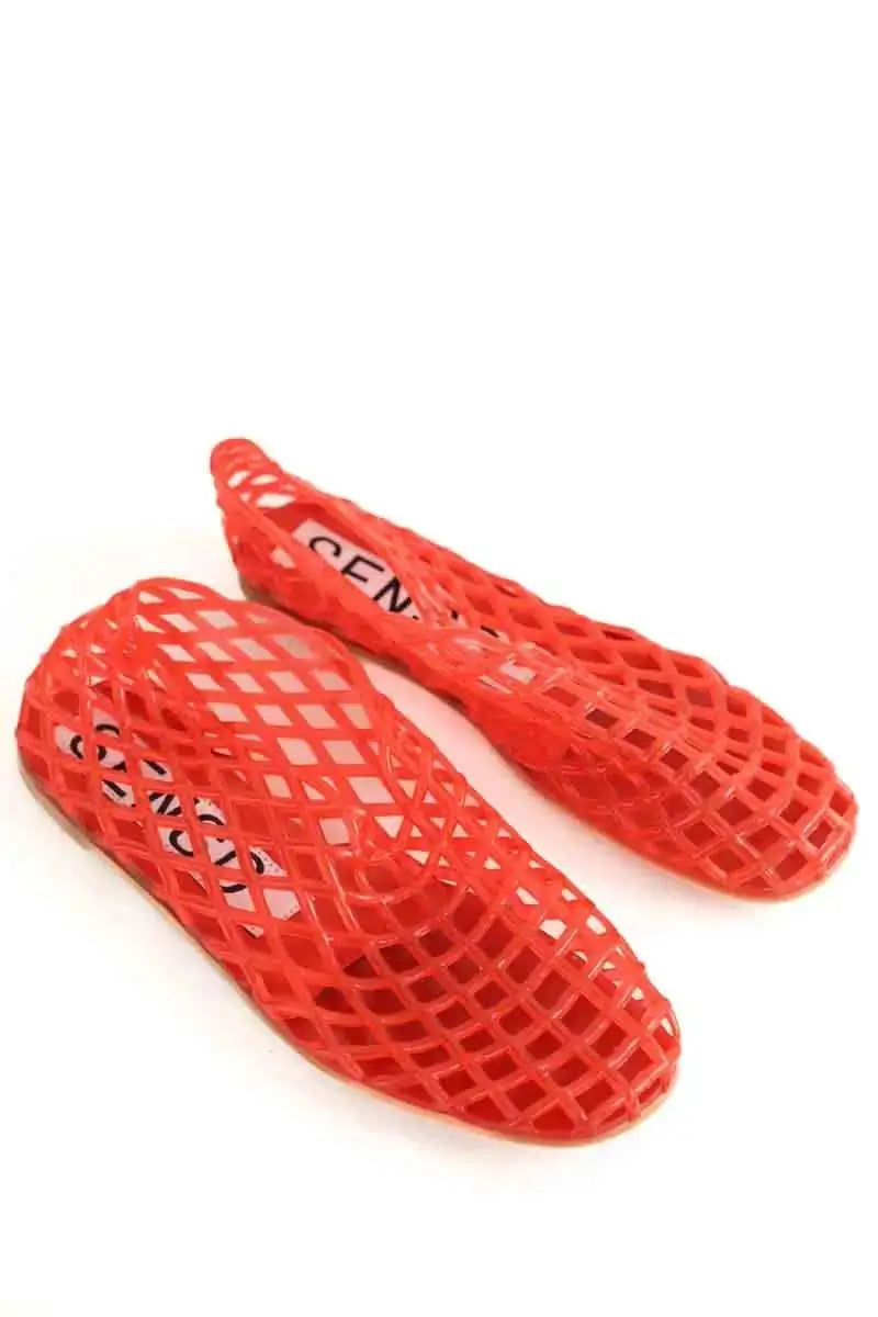 Ballerines Senso Clarissa Rouge en Plastique