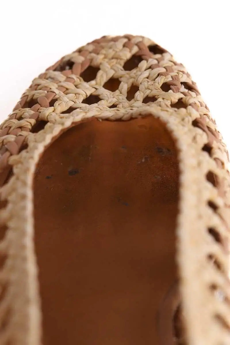 Ballerines Sézane Beige en Cuir