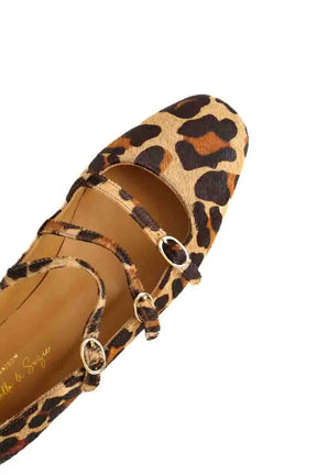 Ballerines Stella & Suzie Marron en Cuir