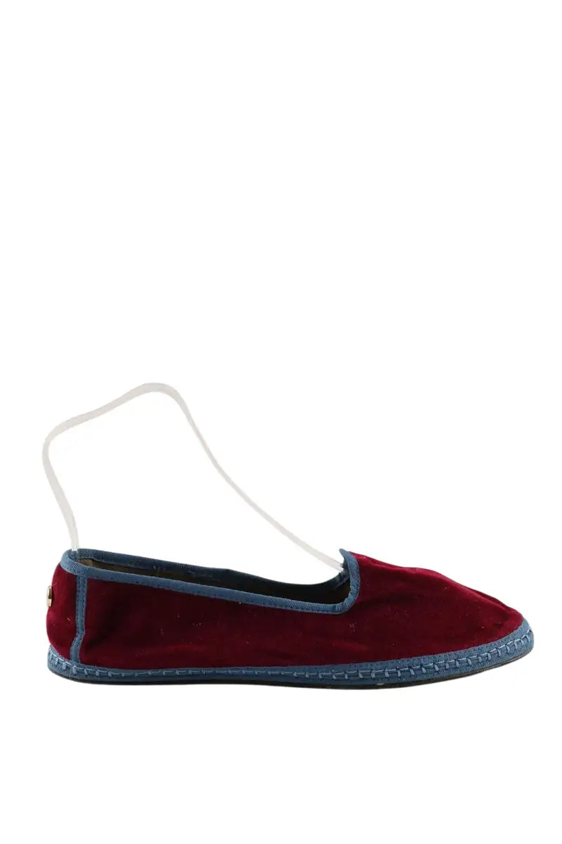 Ballerines Sveti Stefan Bordeaux en Velours, taille 42 - Seconde Main