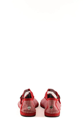 Ballerines Sveti Stefan Rouge en Tissu