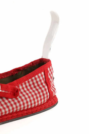 Ballerines Sveti Stefan Rouge en Tissu