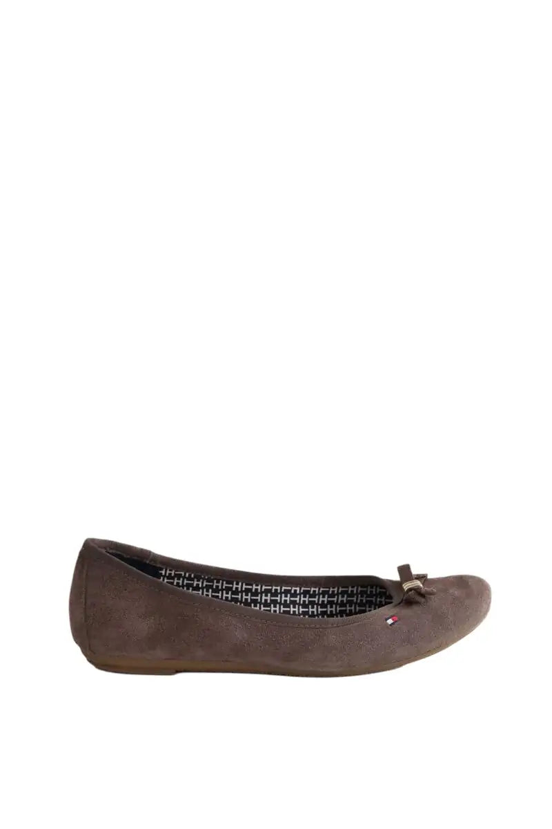 Ballerines Tommy Hilfiger Marron en Daim, taille 38 - Seconde Main
