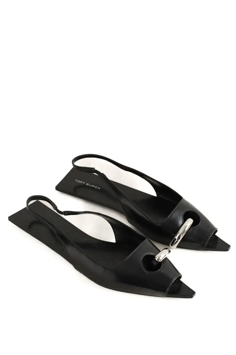 Ballerines Tory Burch Noir en Cuir