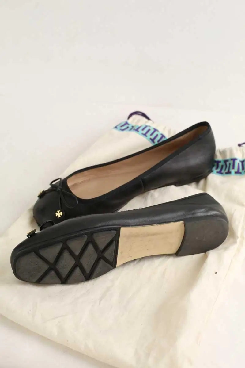 Ballerines Tory Burch Noir en Cuir